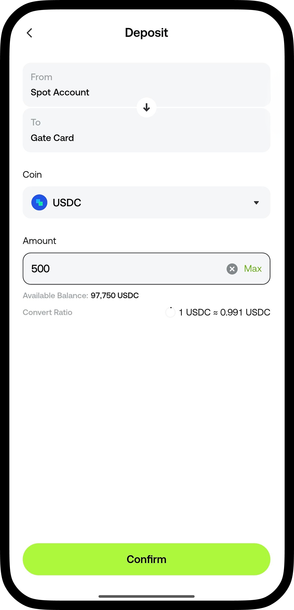 gate card top up