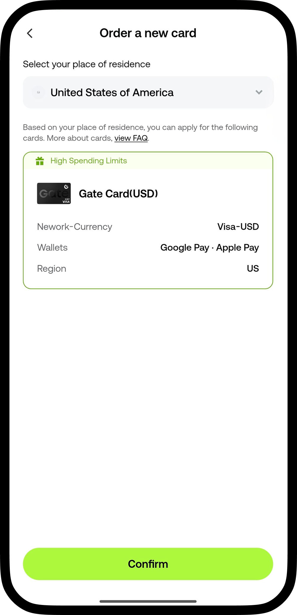 gate card apply