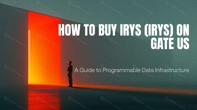 How to Buy Irys (IRYS) on Gate US: A Guide to Programmable Data Infrastructure