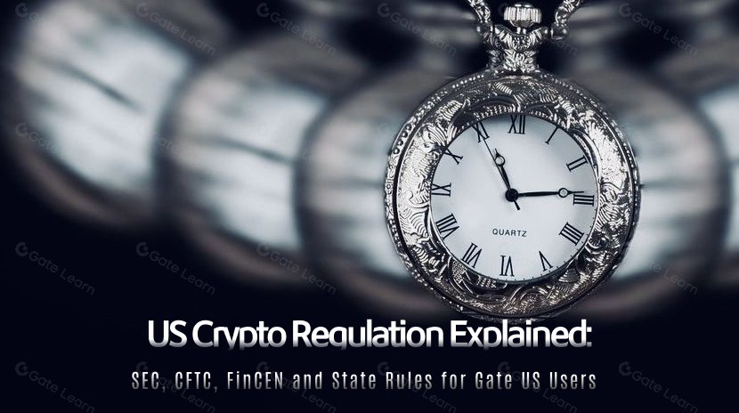 US Crypto Regulation Explained: SEC, CFTC, FinCEN and State Rules for Gate US Users