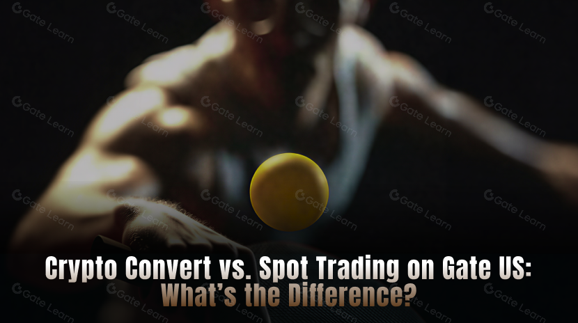 Crypto Convert vs. Spot Trading on Gate US: What’s the Difference?